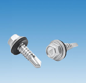 #12 Size, 2 Length (51mm) - Self Tapping Screw -- Self Drilling Screw -  410 Stainless Steel Screws = Exceptional Wear and Very Corrosion Resistant)  